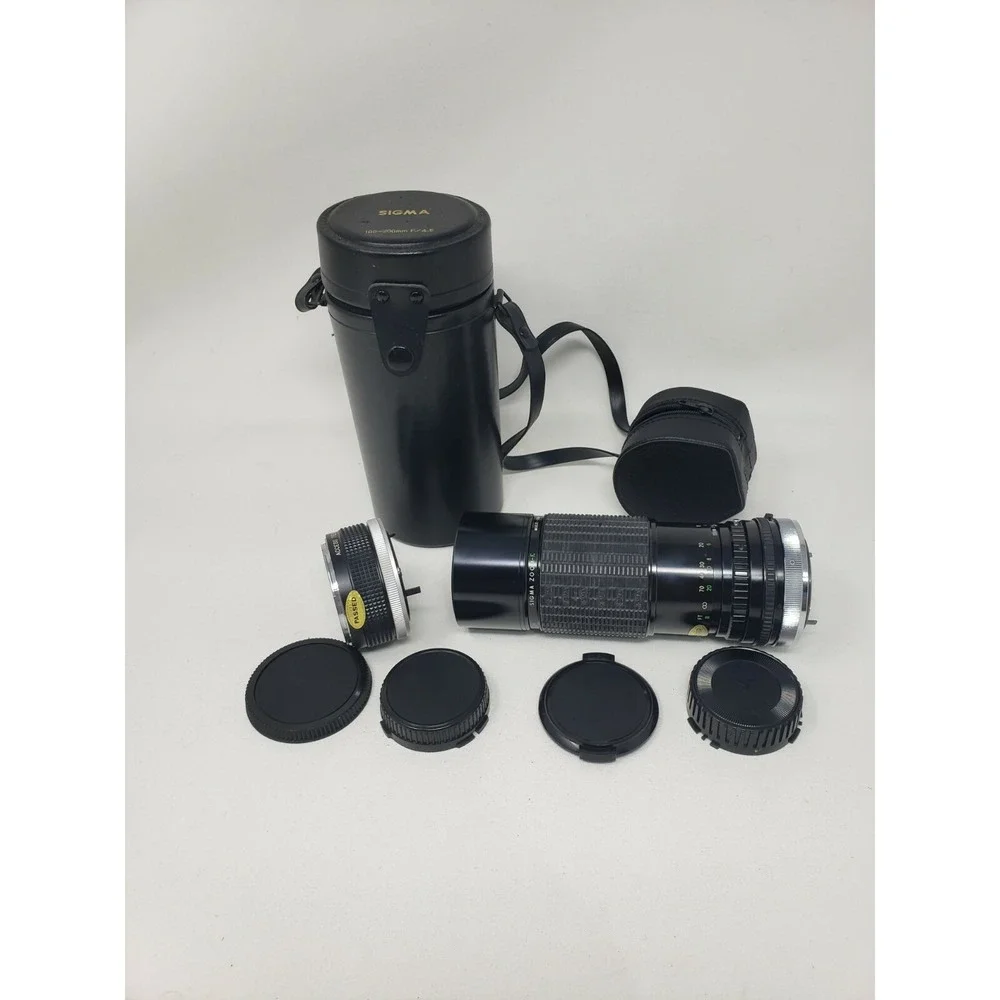 Sigma 100mm - 200mm F/4.5 with Access 7‎ Element Auto Tele Converter and Case